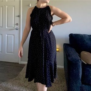 Polka dotted dress
